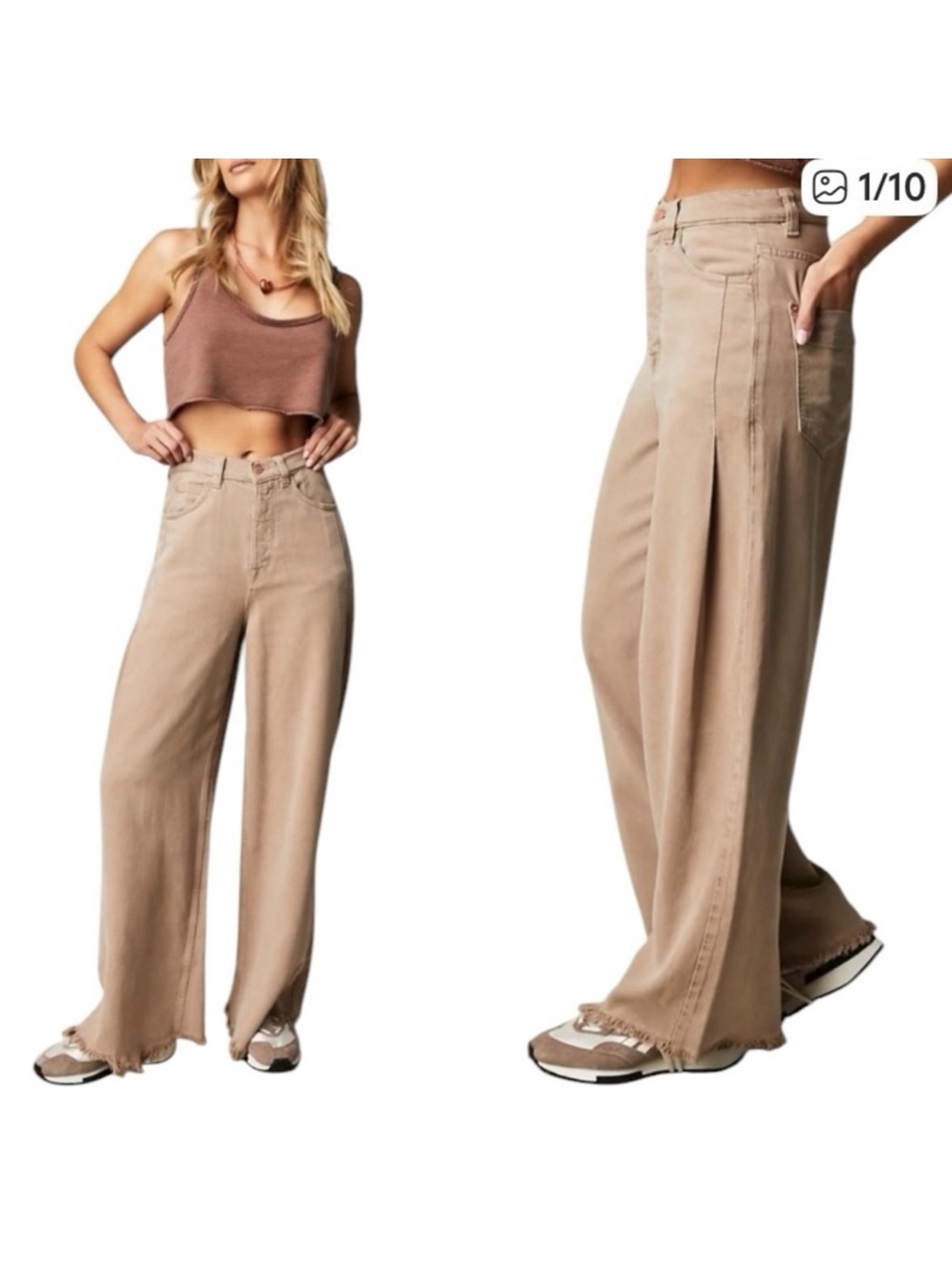 free people
western slouchy jeans